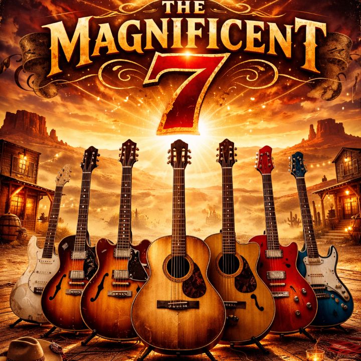 FIVE GREAT GUITARS + Eric Vaarzon Morel en Mart Hillen