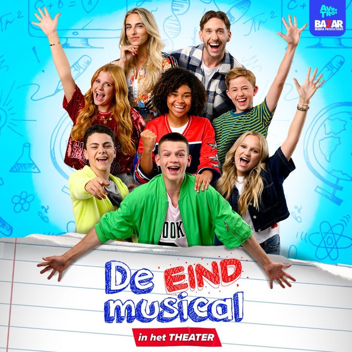De Eindmusical, in het theater