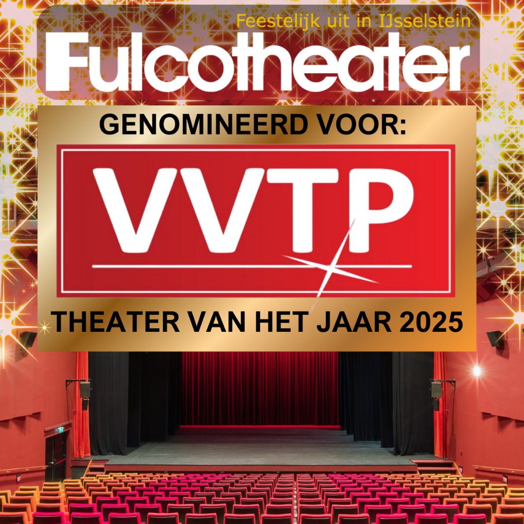 Fulcotheater genomineerd als beste theater van Nederland in de categorie Kleine Zaal 2025